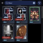 Darth Maul Haul - 20 Cards - Base 7 To Legendary - Star Wars Card Trader Digital