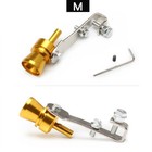 2 Pcs M Blue Exhaust Roar Maker Pipe Turbo Blow Valve Whistle Muffler Car Auto