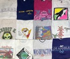 Vintage Graphic Shirts Promo Funny Cartoons Sport Destinations Lot Of 20 Mix Szs