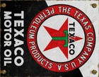Texaco Gas Oil Star Logo Service Garage Retro Vintage Wall D  cor Metal Tin Sign