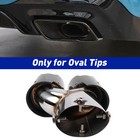 For 2019-25 Bmw G20 M340i 330i Carbon Fiber Stainless Quad Exhaust Tip Finishers
