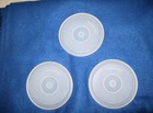 Vtg Tupperware  1347 Seal   3 25 Inches Lids  -  3lids
