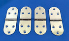 Vintage Ice Box Hinge Lot Cabinet Door Latch Chrome Finish Hardware