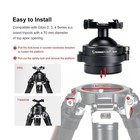 Ib-65 Heavy Duty Tripod Ball Head With Picatinny Nato arca Swiss Clamp Load 66lb