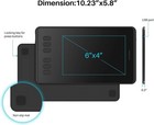 Huion Inspiroy H640p Drawing Tablet  6x4 Inch Digital Art With Battery-free