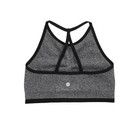 Zella Teen Girl Heather Grey Seamless Strappy Sports Bralette Kids Size M   8-10
