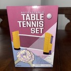 Retractable Table Tennis Set With Nets Paddles Balls Ping Pong