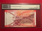 Gibraltar 50 Pounds -p  38 2010  Prefix A aa Pmg 66 Epq   Gem Unc