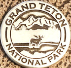 Old Design - Grand Teton National Park - Moose Token - Wyoming