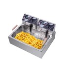 5000w Extra Large Electric Deep Fryer Commercial Restaurant Fry Basket Tank 22l