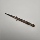 Original German Ww1 Trench Art Letter Opener Shell Driving Band Uncleaned Knife