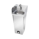 Krowne Hs-40 16 w Pedestal Mount Hand Sink W  Splash Guards