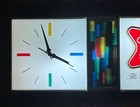 Rare 1960   s Vintage Miller High Life Beer Disco Bar Light Sign Clock  See Video