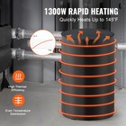 55 Gal Metal Drum Heater 1300w 0-145    Adjustable W  Independent Thermostat