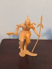 Vintage 3 Louis Marx   Company 6  Indian Native Americans Figures Lot 1964