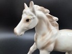Vintage Lefton Horse Figurine White Brown H6662 Japan Ceramic Porcelain Mcm