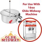 Open Box - Replacement Kettle For 16-ounce Olde Midway Popcorn Machines