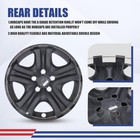  17  Hubcaps Fits 2013-2018 Toyota Rav4 Wheel Covers 4pcs White Black Pp Lacquer