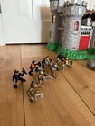 Fisher-price Vintage 1994 Great Adventures Castle Playset 12 Figures  4 Boulders