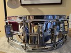 Ludwig Supraphonic  14x5 Vintage 10 Lug Snare Drum Date Stamp 1967   Excellent