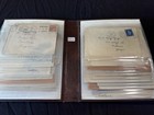 Kgv And Kgvi Stamps On Covers Handwritten Envelopes Individually Stored In Album