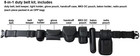 8 In 1 Police Duty Belt Kit Law Enforcement Utility Rig With Pouches