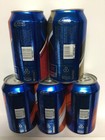 Bud Light    2015 Nfl color stripes Football Cans     5 Diff  Aluminum Beer Cans