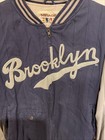Vtg Mirage First String 1955 World Series Brooklyn Dodgers Jacket Large Read