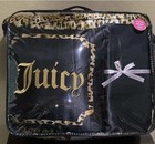 Juicy Couture Leopard Print Satin Queen 8pc Set Comforter shams sheet Set pillow