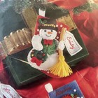 Christmas Bucilla Felt Applique Holiday Kit Stocking Gift Set 83111 Size 7  Nip