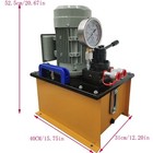 110v 30t 66000lbs Excavator Shaft Sleeve Pressing Track Maintenance Machine Tool