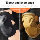 4x Tactical Military Army Elbow   Knee Pads Airsoft Paintball Sports Protection