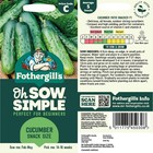 Mr  Fothergill s Cucumber Snack Size Seed Oh Sow Simple  Easy To Grow