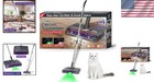 Cordless Electric Floor Sweeper With Bright Leds - Perfect For Quick Cleanups