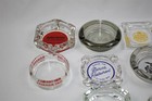 10 Vtg 1960s 1970s Glass Ashtrays Advertising Hotel   Restaurants