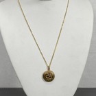 Gold Tone Heart   Floral Tree Of Life Photo Locket Pendant W  Chain Necklace 18 