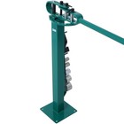Pedestal Floor Compact Bender Metal Fabrication Tube Pipe Rod 7 Dies 1 -3  Green
