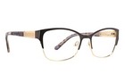 Women s Xoxo Tenino Eyeglass Frames 51-16-135 Designer Eyeglasses - Black