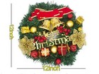 12-inch Christmas Wreath Door Hanging Decor Xmas Party Home Garland Ornament