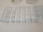 Lot Of 3- Antique vintage Cut Glass Trinket sugar Cube cracker Dish Early 1900 s