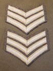 Old King   Country Reproduction Ww1 Ww2 British Sergeant Chevrons Rank  Insignia