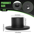 Mekilyn Front Axle Bushing For Riding Mower Tractor - 2 Pack Black