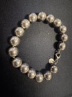 Tiffany   Co  Hardwear Ball Bead Link Bracelet 925 Sterling Silver 7   