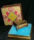 Vintage Avon Baby Grand Piano Solid Perfume Holder Compact Original Box
