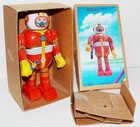Wind Up Tin Toy Astronaut Figurine Ms 300 - Works