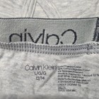 Calvin Klein Boys Briefs 2 Pack 12-14 Gray Logo Stretch Cotton Spandex