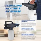 Auto Detailing Fogger Gun 20v Cordless 1 8l Car Interior Sanitizing Tool