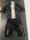 New 2xu Women s Project X Tri Suit White  gold Small Triathlon Race Suit