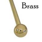 Morris Chair Rod Only Antique Oil Rubbed Bronze Finish Solid Brass Bracket Mount