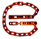 Beautiful 66  Hand Carved Wooden Chain With Balls-in-cages  Tramp Style Folk Art